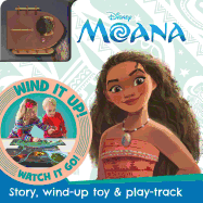 Disney Moana: Busy Board with Wind-Up Car & Track