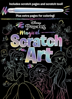 Disney Princess - Magical Scratch Art: With Scratch Tool and Coloring Pages - Igloobooks