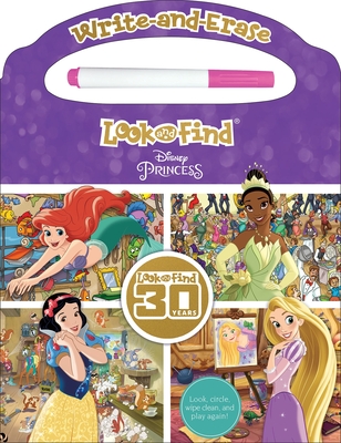 Disney Princess: Write-And-Erase Look and Find - Pi Kids