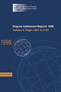 Dispute Settlement Reports 1998: Volume 5, Pages 1831-2197