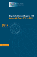 Dispute Settlement Reports 1998: Volume 7, Pages 2753-3324