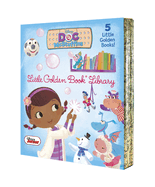 Doc McStuffins Little Golden Book Library (Disney Junior: Doc McStuffins): As Big as a Whale; Snowman Surprise; Bubble-Rific!; Boomer Gets His Bounce Back; A Knight in Sticky Armor