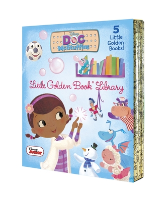 Doc McStuffins Little Golden Book Library (Disney Junior: Doc McStuffins): As Big as a Whale; Snowman Surprise; Bubble-Rific!; Boomer Gets His Bounce Back; A Knight in Sticky Armor - Various, and Random House Disney (Illustrator)