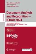 Document Analysis and Recognition - ICDAR 2024: 18th International Conference, Athens, Greece, August 30-September 4, 2024, Proceedings, Part VI