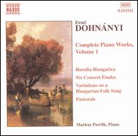 Dohnnyi: COMPLETE PIANO WORKS Vol. 1 - Markus Pawlik (piano)