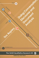 Doing Conversation, Discourse and Document Analysis - Rapley, Tim, Dr.