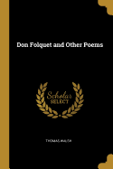 Don Folquet and Other Poems