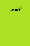 Doodle Journal - Great for Sketching, Doodling, Project Planning or Brainstormin: 200 Undated Pages, Medium Ruled, Soft Cover, 6 X 9 Journal, Chartreuse Green
