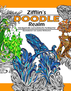 Doodle Realm: Handgemalte surrealistische Farbbcher