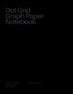Dot Grid Graph Paper Notebook: Black on Black