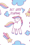 Dot Grid Journal: Mood Tracker for Daily Emotions with Unicorn Cover for Daily Tasks Quotes Events