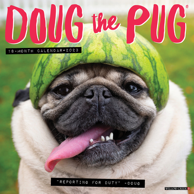 Doug the Pug 2023 Wall Calendar - Leslie Mosier