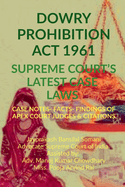 'Dowry Prohibition ACT 1961' - Supreme Court's Latest Case Laws: Case Notes- Facts- Findings of Apex Court Judges & Citations