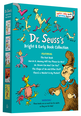 Dr. Seuss Bright & Early Book Boxed Set Collection: The Foot Book; Marvin K. Mooney Will You Please Go Now!; Mr. Brown Can Moo! Can You?, the Shape of Me and Other Stuff; There's a Wocket in My Pocket! - Dr Seuss