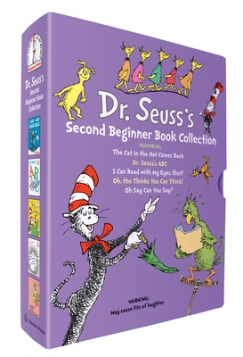Dr. Seuss's Second Beginner Book Boxed Set Collection: The Cat in the Hat Comes Back; Dr. Seuss's Abc; I Can Read with My Eyes Shut!; Oh, the Thinks You Can Think!; Oh Say Can You Say? - Dr Seuss