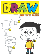Draw people step by step for kids: Guide for children to Learn drawing