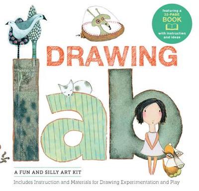 Drawing Lab Kit: A Fun and Silly Art Kit, Includes Instructions and Materials for Drawing Experimentation and Play Burst: Featuring a 32-Page Book with Instructions and Ideas - Sonheim, Carla