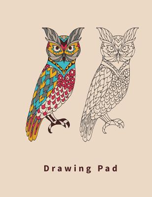 Drawing Pad: Blank pages, 110 pages, White paper, Sketch, Draw and Paint - O, Studio