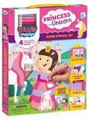Drawmaster Princess and Unicorn: Super Stencil Kit: 4 Easy Steps to Draw Your Heroes