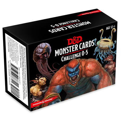 Dungeons & Dragons Spellbook Cards: Monsters 0-5 (D&d Accessory) - Wizards RPG Team (Creator)