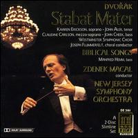 Dvork: Stabat Mater; Biblical Songs - Manfred Hemm (bass); New Jersey Symphony Orchestra; Zdenek Mcal (conductor)