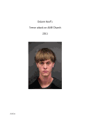 Dylann Roofs' Terror Attack on AME Church 2015