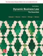 Dynamic Business Law: The Essentials ISE