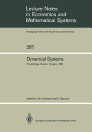 Dynamical Systems: Proceedings of an Iiasa (International Institute for Applied Systems Analysis) Workshop on Mathematics of Dynamic Processes Held at Sopron, Hungary, September 9-13, 1985