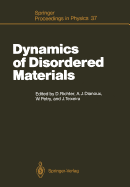 Dynamics of Disordered Materials: Proceedings of the Ill Workshop Grenoble, France, September 26-28, 1988