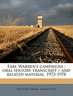 Earl Warren's campaigns: oral history transcript / and related material, 1972-197, Volume 03