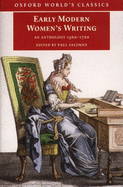 Early Modern Women's Writing: An Anthology 1560-1700