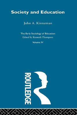 Early Sociology Education Vol4 - Thompson, Kenneth