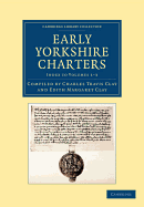 Early Yorkshire Charters