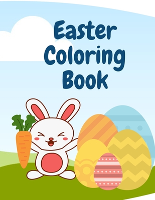 Easter Coloring Book: Easter Themed Coloring Book for Kids Aged 3-7 - Rose, Adam