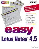 Easy Lotus Notes 4.5 - Marmel, Elaine J