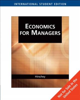 Economics for Managers, International Edition - Hirschey, Mark