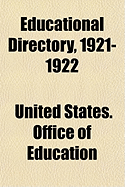 Educational Directory, 1921-1922