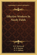 Effective Workers In Needy Fields