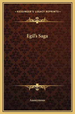 Egil's Saga - Anonymous