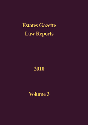 EGLR 2010 Volume 3 - Marshall, Hazel (Editor)