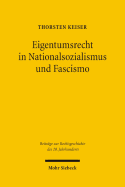 Eigentumsrecht in Nationalsozialismus Und Fascismo
