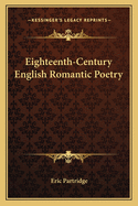 Eighteenth-Century English Romantic Poetry