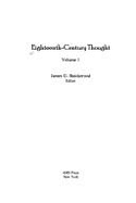 Eighteenth-Century Thought Vol 1 - Buickerood, James G. (Editor)