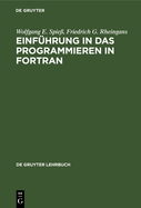 Einfhrung in das Programmieren in FORTRAN