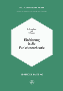 Einfhrung in die Funktionentheorie