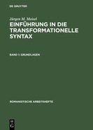 Einf?hrung in die transformationelle Syntax, Band 1, Grundlagen