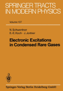 Electronic Excitations in Condensed Rare Gases