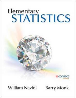 Elementary Statistics with Formula Card and Data CD - Navidi, William, and Monk, Barry
