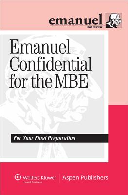 Emanuel Confidential for the MBE - Emanuel, Steven L, J.D.