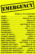 Emergency Bible Numbers: Bible Notebook Journal For Your Every Day Struggles. 120 Blank Pages To Take Notes